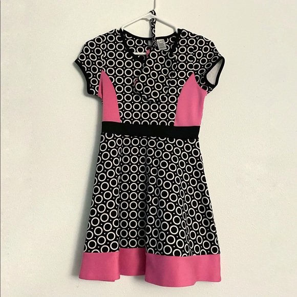 Girls Patterned Dress - Picture 1 of 3